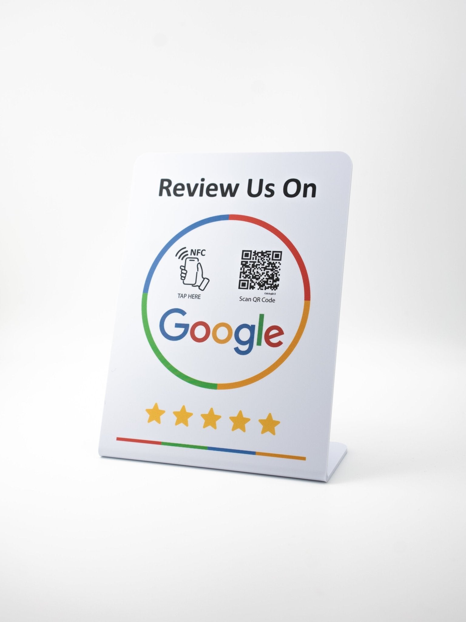 Google Bewertung NFC/QR - Code Aufsteller - Custom Ratings